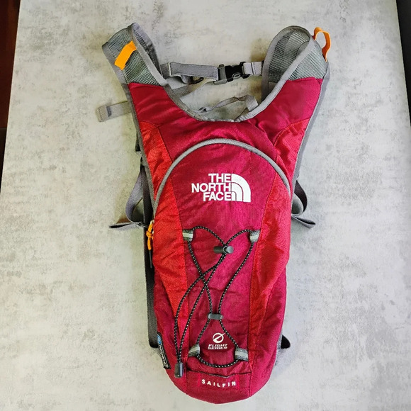 The North Face Sailfin Flight Series Hydropack Nalgene Hiking Backpack Red